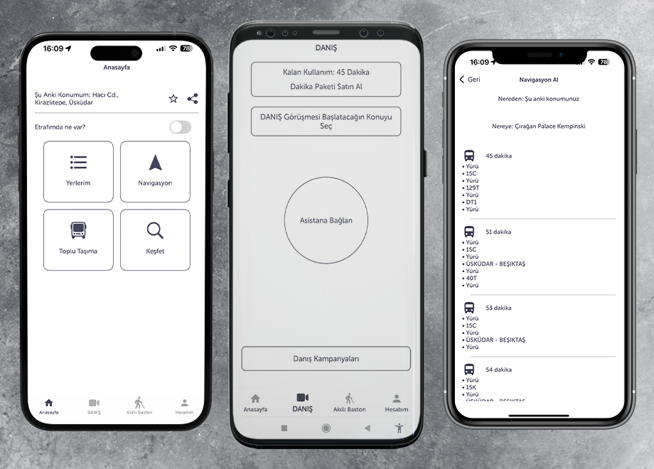 we walk mobile application